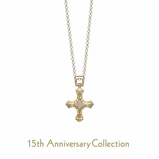 AHKAH アーカー  18K ダイヤ ミニメモリアルクロス　ネックレス