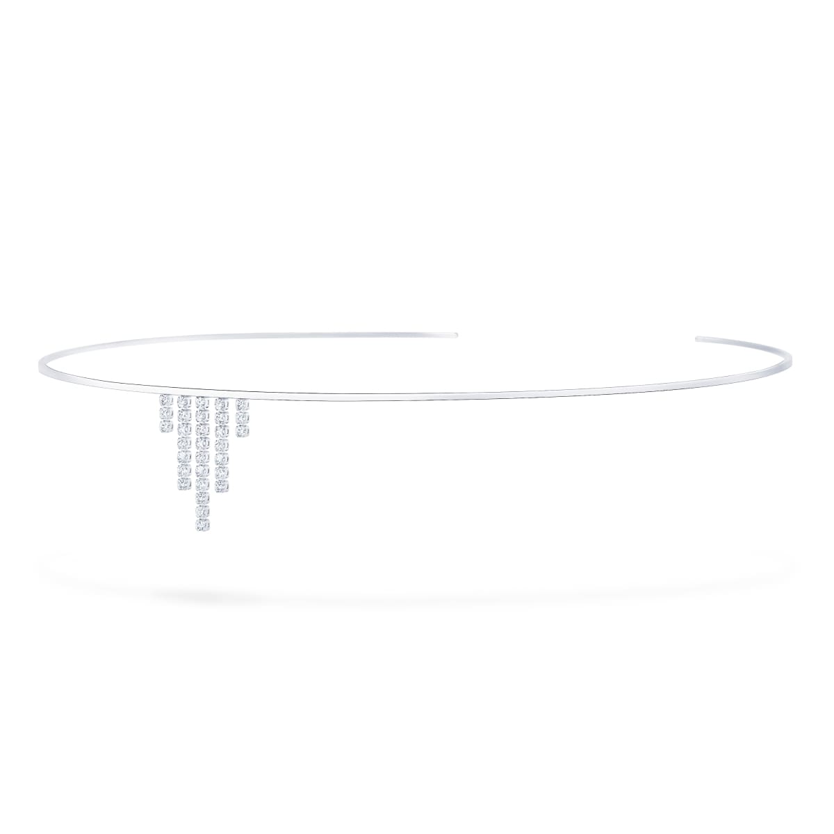 【最終値下げ】AHKAH ハートパヴェ アンクレット ホワイトゴールド アーカー 最終値下げ】AHKAH ハートパヴェ アンクレット ホワイトゴールド