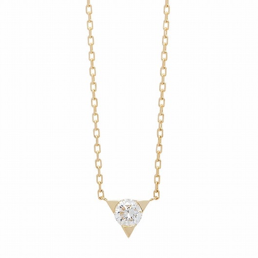 AHKAHソルティアスタビーk18ダイヤネックレス 0.16ct