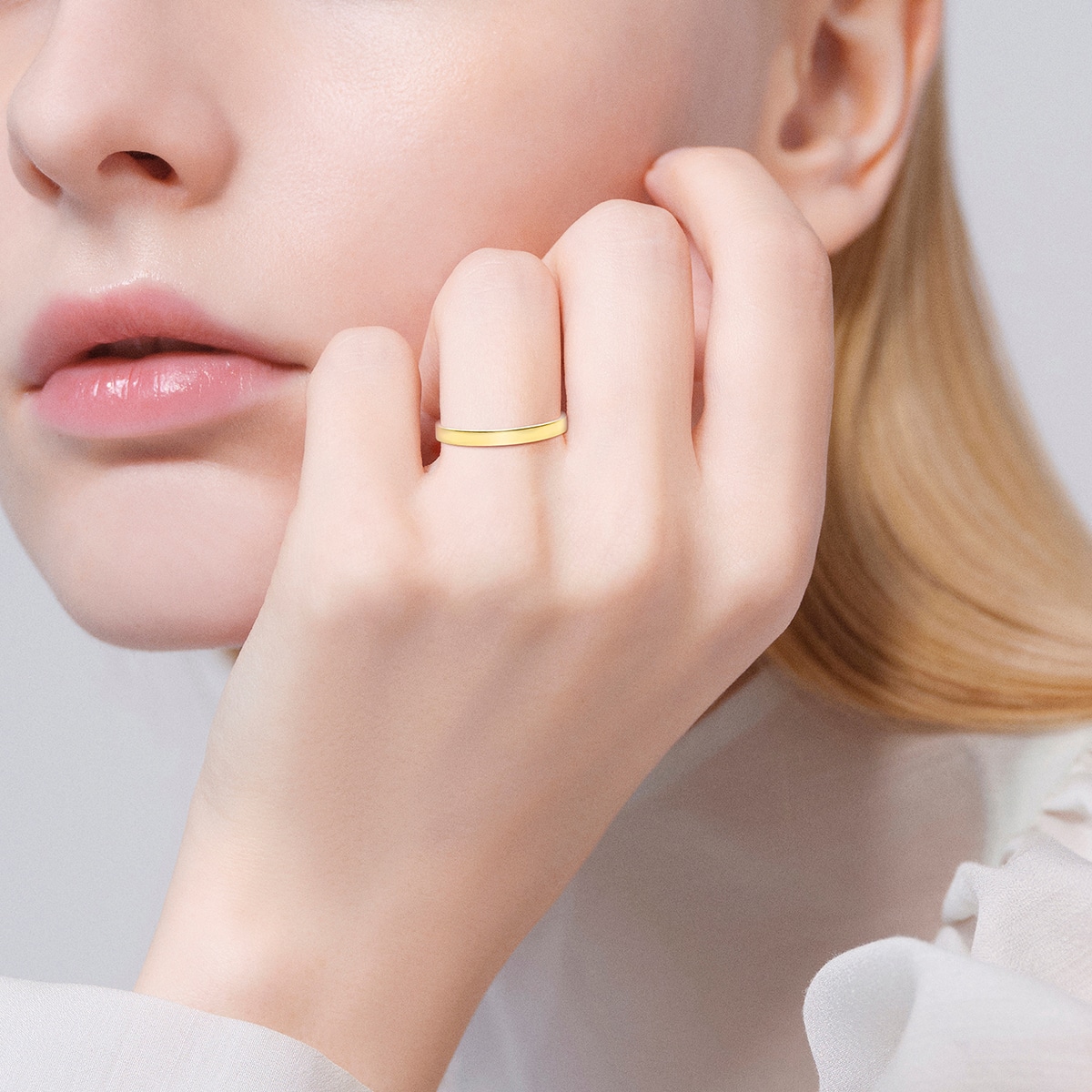 AIKAH ゴールド ティナリング　9号 AIKAH ゴールド ティナリング 9号 AIKAH ゴールド ティナリング 9号