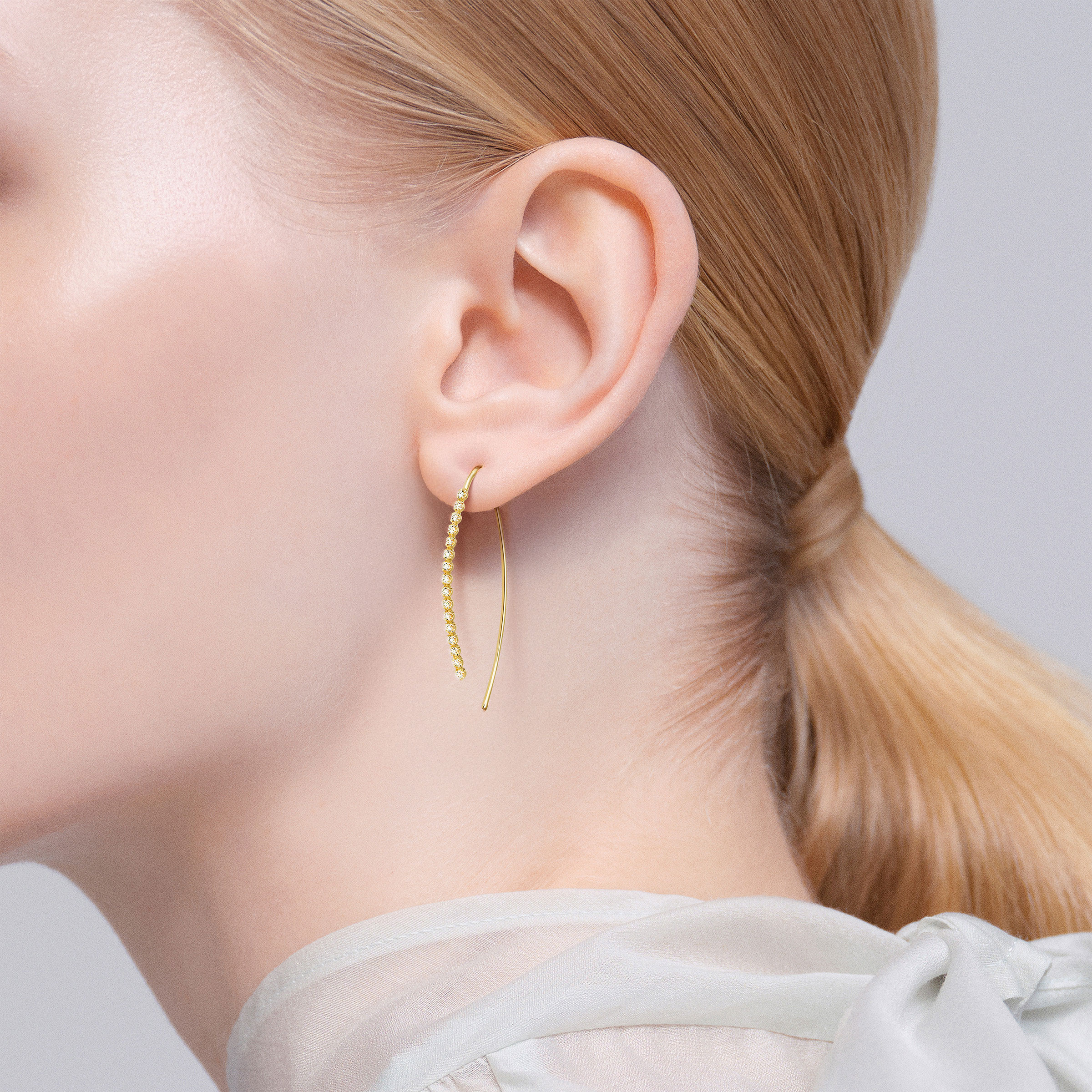 AHKAH ビリーブリーフ ピアス　18k ダイヤ ビリーブリーフ ピアス | AHKAH / アーカー | 【公式】 | オフィシャル