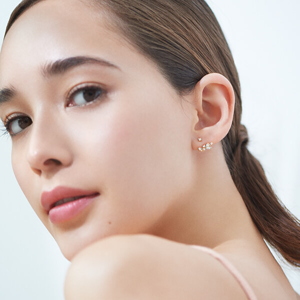 AHKAH 2019ss コサージュピアス（マルチカラー）、インセンスピアス 2019 SS | AHKAH Online Shop「アーカー公式通販サイト」